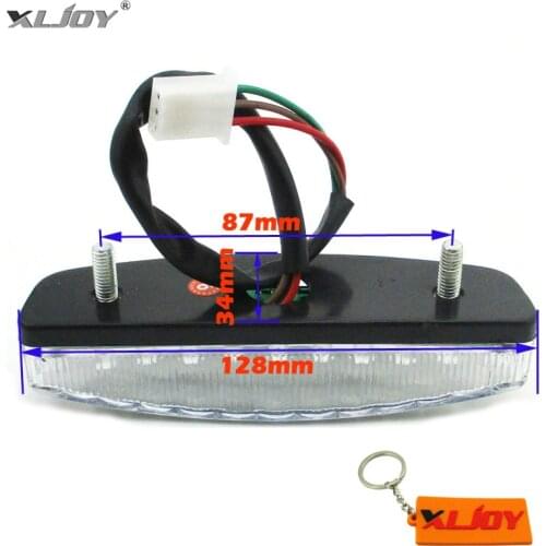 XLJOY 12V LED Rear Tail Brake Light For 50cc 70cc 90cc 110cc Chinese ATV Quad NST Sunl Taotao Roketa Kazuma