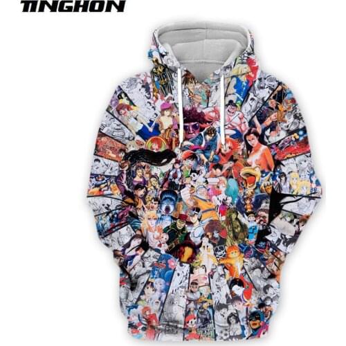 XS-7XL New 3D Fashion Hoodies Classic anime / game characters Full Print Hoodie Sweatshirt Unisex Casual Streetwear