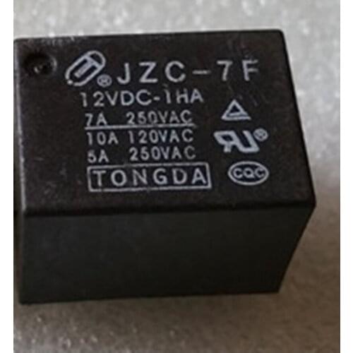 Wholesale 10pcs/lot relay JZC-7F-12VDC-1HA