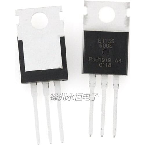 10PCS Triac Triode BT136 BT136S-600E 800E TO200 SOT252