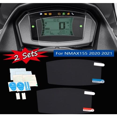2 SET For 2020 2021 NMAX155 Screen Protector Cluster Dashboard Cover Instrument Film For Yamaha NMAX 155 N MAX 155 N MAX155 Part