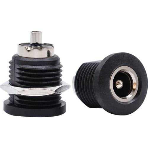 2pcs DC-022D 5.5*2.1/2.5mm DC Power Jack Socket Female panel Mount Connector DC022D