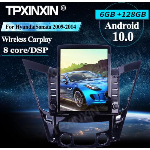 Car Radio 6+128G For Hyundai Sonata 2009-2014 Android GPS IPS Car Multimedia Player Headunit Audio Radio Navigtion Tape Recorder