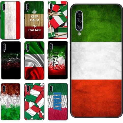 Desxz Phone Case for Samsung Galaxy A30 A51 A50 A71 A12 A32 A52 4G 5G Cover Italy flag