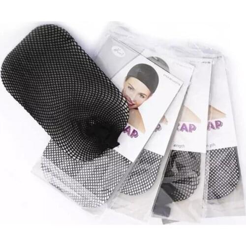 Free Shipping 3pcs/lot Stretch Fabric Wig Cap,Top quality Hair Acessories of Elastic Hair Nets