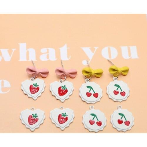 Free shipping 15*10MM crystal rhinestones jewelry charms DIY gold tone plated alloy metal bracelet/keyring/phone chain charm