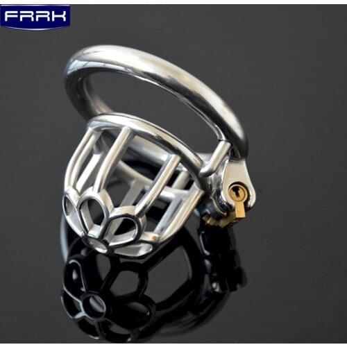 FRRKPlum, Male Chastity Devices, Stainless Steel Penis Cage, Metal Chastity Belt, Penis Ring, Sex Toys, Adult Products
