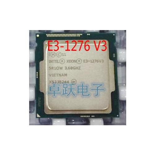 Intel XEON E3-1276V3 3.60GHZ Quad-Core 8MB Cache E3-1276 V3 HD Graphics P4600 DDR3 DDR3L 1600MHz FCLGA1150 TPD 84W free shipping