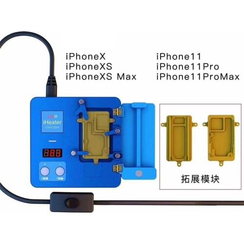 JC iHeater Intelligent Desoldering Station Digital Thermostat Heating Plate for Phone 11 Pro MAX X XS MAX Motherboard Fixture