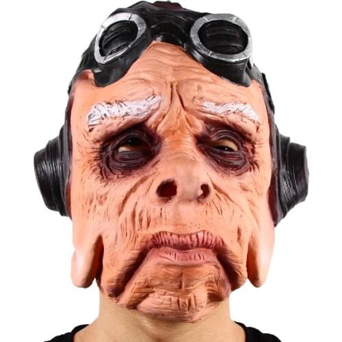 Movie Cosplay Steam Farmer Dress Up Ugnaught Kuiil Mask Halloween Costume Party Props