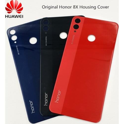 Huawei Honor 8X Battery Cover Back Glass Rear Door Housing Case For HUAWEI Honor 8X Back Battery Cover Shell Replacement