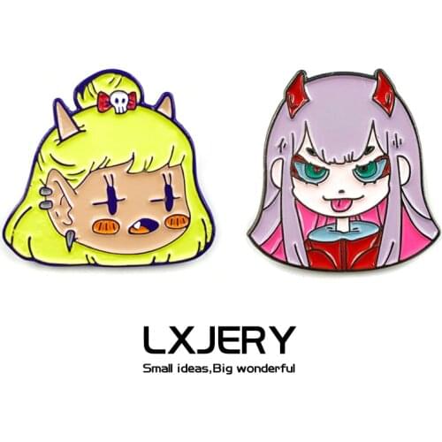 LXJERY Cartoon Sarcastic Frog Pin Badge On Backpack Funny Brooch Pins For Clothes Broche For Women Girl Schoolbag