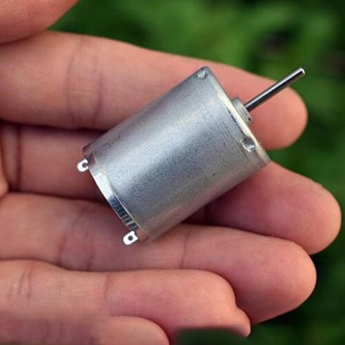 DC 12V-24V 360mA mini 24mm 370-09840 motor 2400-4850 rpm micro current Precious metal brush low speed for toy model Accessories