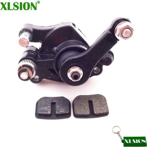 XLSION Front Disc Brake Caliper Pads For 47cc 49cc Mini Moto Dirt Pocket Bike ATV Scooter Motorcycle