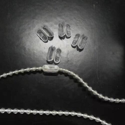 20pcs/lot Plastic Roller Blinds Pull Cord Connector Curtain Chain Connector for Vertical Blinds Joiners Spare Tool Replacement