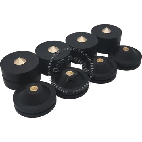 43mm/1.69" Ebony Adjustable Speaker Spike HIFI Audio Amplifier Shockproof Stand Isolation Feet Base Pads #1