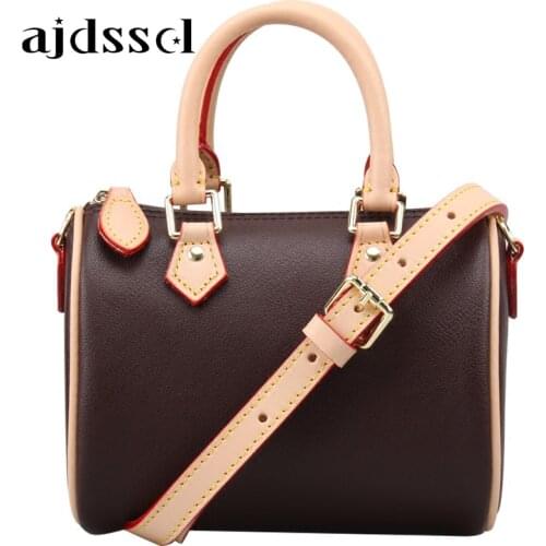 Luxury handbags women bags designer free shipping fashion high quality bag speedy bag 30/35 with starp monogrom shoulder Bags