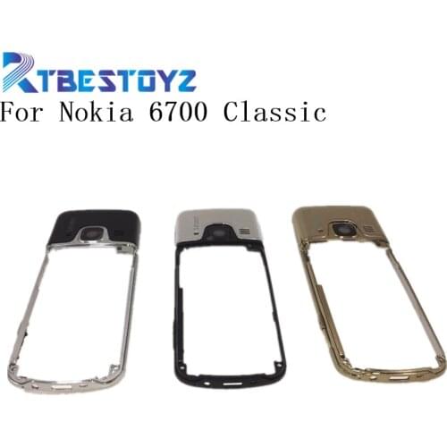 RTBESTOYZ 6700C High Quality Replacement Part Middle Frame Housing Case Cover For Nokia 6700C 6700 Classic