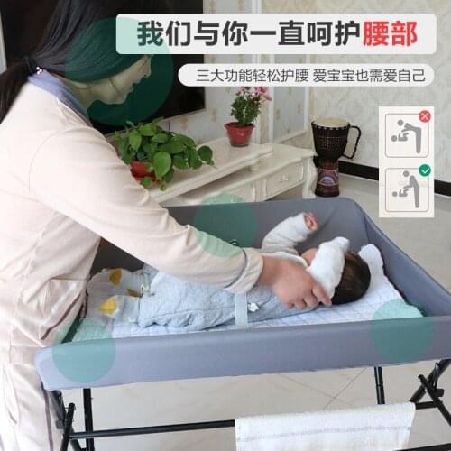 Baby Care Table Manufacturer Wholesale Foldable Portable Baby Diaper Table Newborn Massage Bath Dressing Table