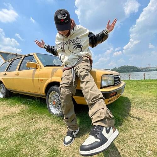 Мужские брюки с карманами UTHDJKDS China At AliExpress