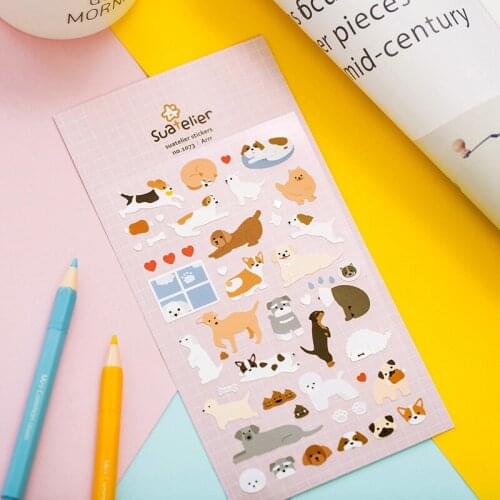 1pcs Stationery Stickers Cartoon cute cat Diary Planner Decorative Mobile Stickers Scrapbooking DIY Craft Stickers