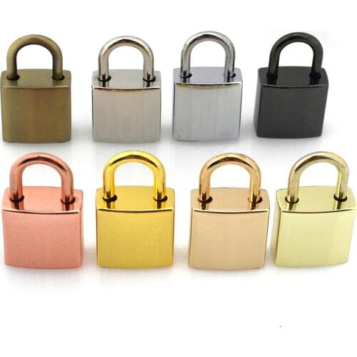 1pcs Metal Square Key Padlock for Fashion Lock Buckle Luggage Lock Clasp DIY Bags Handbags Hardware Decorative Accessories