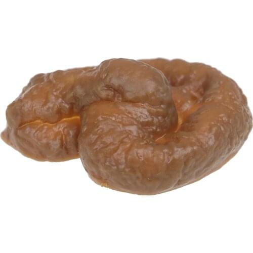 1pcs Plastic Realistic Mischief Novelty Joke Toys Fake Human Poop Pooper Trick Fun Turd Crap Funny Toys For kids random