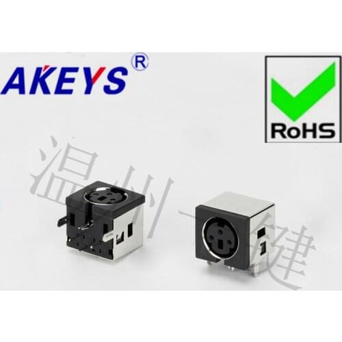 10 PCS MDC-3-05 square keyboard plug DIN socket S terminal full package 6-pin 3-pin three-core socket mothe