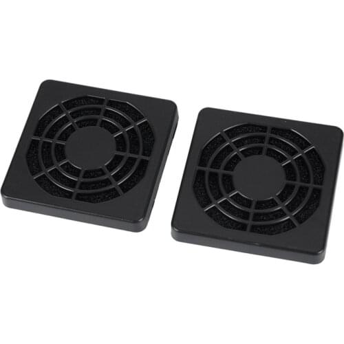 2 Pcs Dustproof Dust Filter Guard Grill Cover for 50mm PC Case Fan