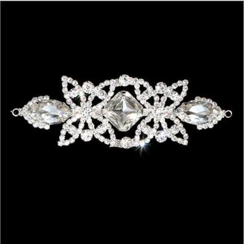 Crystal Rhinestone Applique for Wedding Dresses Costumes Hats DIY Crafts Decoration Silver Gold Flatback