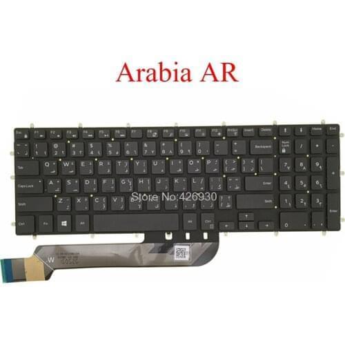 AR Keyboard For DELL For Inspiron 5565 5567 7566 7567 7577 5765 5767 7773 7778 7779 5570 5575 5770 5775 7570 3590 Arabia new