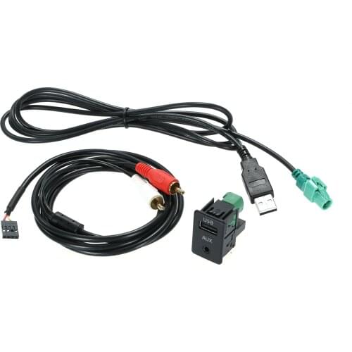 Car AUX USB Adapter Universal USB Charging Replacement for Clarion Alpine USB Adapter Car Accessories