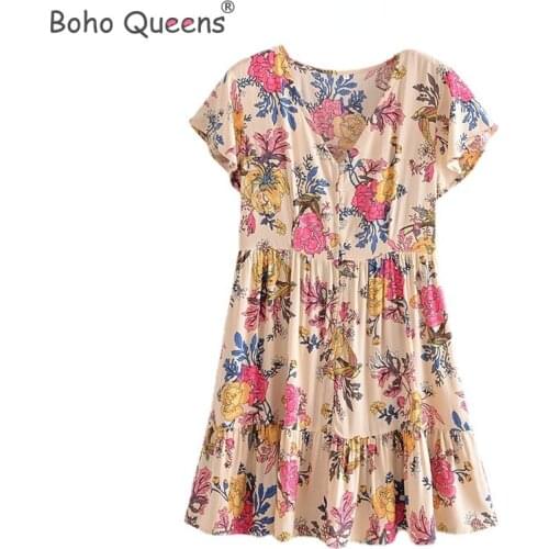 BOHO QUEENS Womens Casual Dresses