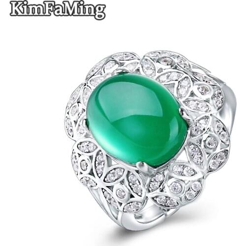 Kimfaming Rings With Semi-precious Stones