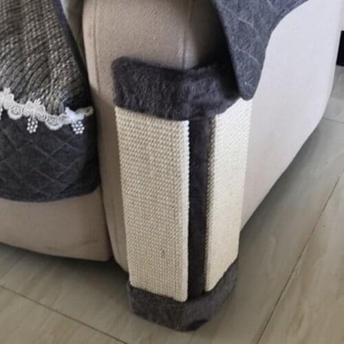 Cat Scratches Board 49X23cm Pet Kitten Wall Corner Scratching Mat Post Tree Sofa Protection Sisal Hemp Kitty Plush Toys Pet
