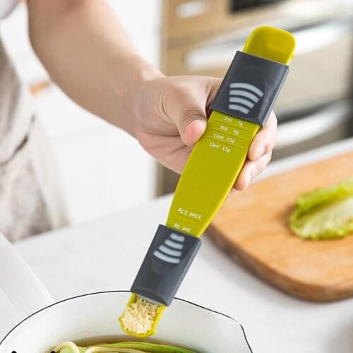 Kitchen Accessories For Baking Measuring Spoon Double End Nine Stalls Adjustable Scale Measuring Spoon Cooking Tool Scale Weight