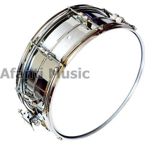 Afanti Music silver color 14 inch Stainless steel Snare Drum (ASD-100)