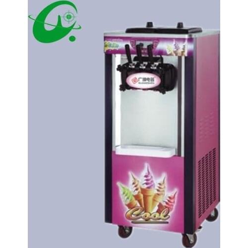 20-25L/H Stainless Steel Desktop Soft Ice Cream Machine 5.8*2L ice cream making maker