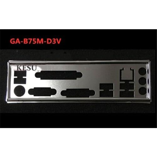 New I/O shield back plate bracket of motherboard for Gigabyte GA-B75M-D3V just shield backplate Baffle Back plane Backplane