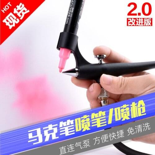 New 2.0 Marker Pen Fountain Pen Spray Gun Gundam Diorama Model Coloring Tool Model Hobby Accessory DIY Tools