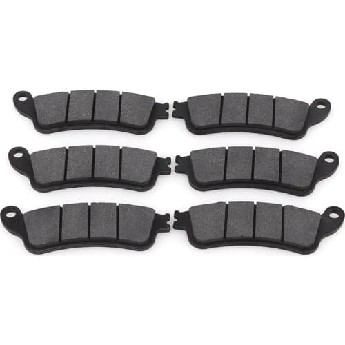 Three pairs Motorcycle front and rear brake pads are suitable for Honda VFR800 800 CBR1100 XX CBR1100XX ST1100 ST1300 GL1800