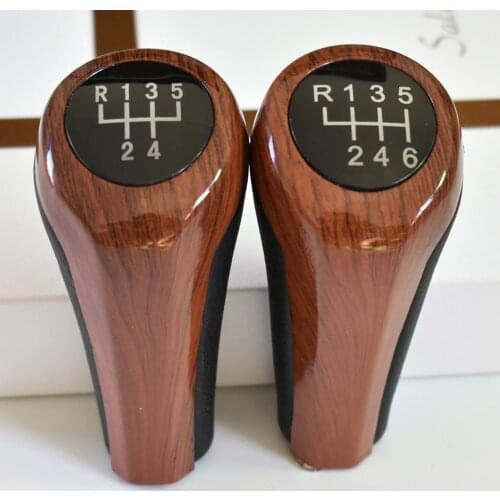 Peach Wood Color 5 6 Speed Manual Transmission Shift Knob Gear Knob For BMW 1 3 5 6 Series E90 E91 E92 F30 Z5 F20 M3 M5 X5 X6
