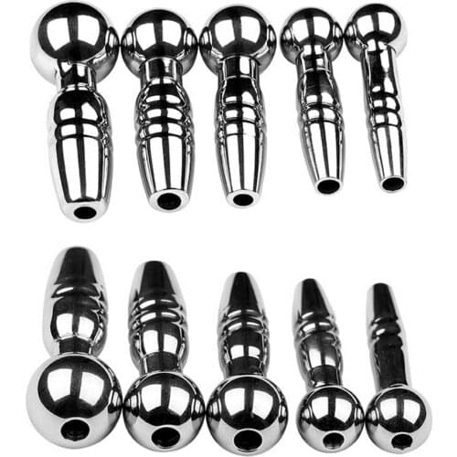 Stainless Steel Urethral Catheter Penis Horse Eye Plug Stimulator Urethra Stick Insertion Toys Cock Sounding Masturbation Goods