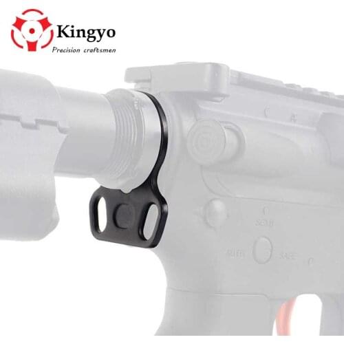 Tactical Gun Accessories End Plate Sling Adapter Dual Loop Ambidextrous One Single Point Sling Mount for AR-15 M-4 M4
