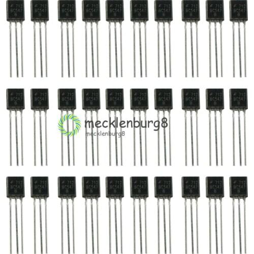 100PCS NEW X BC547B TO-92 BC547 TO92 547B triode transistor new