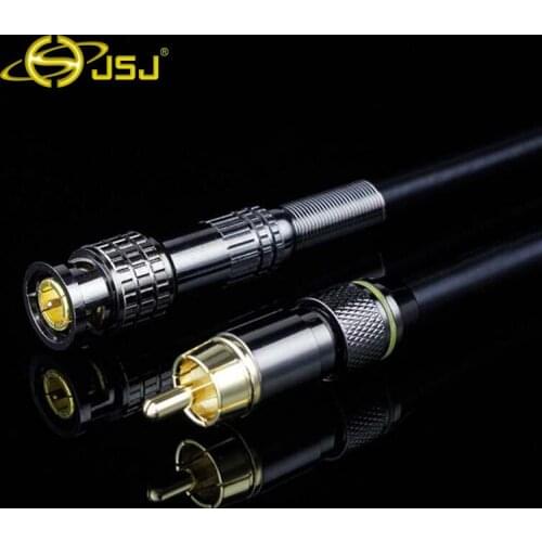 JSJ BNC public on the lotus male video line oxygen-free copper monitoring connection coaxial line free shipping