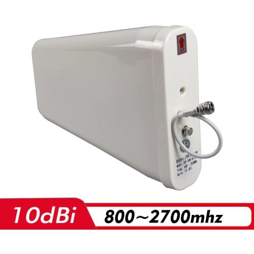 800~2700MHz Outdoor LPDA Antenna N-Female 0.3m 10dBi Gain External Antenna for 2G 3G 4G Mobile Signal Repeater Cellular Booster
