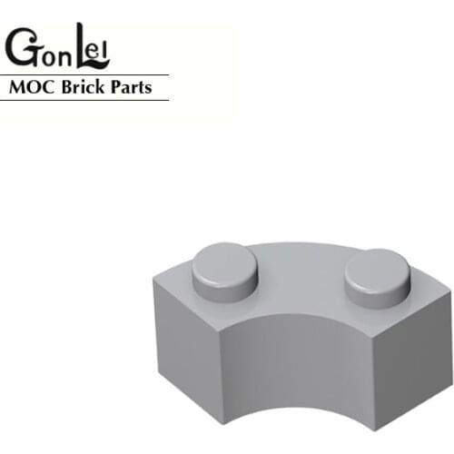 50Pcs/lot MOC Parts 85080 Brick Round Corner 2 x 2 Macaroni 3063 Element MOC Building Blocks Brick LOGO Enlighten DIY Toys Gifts