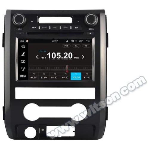 8" Octa-Core Android 8.0 OS Car DVD Multimedia Navigation GPS Radio for Ford F150 2009-2014 with External OBD2 Adapter Support