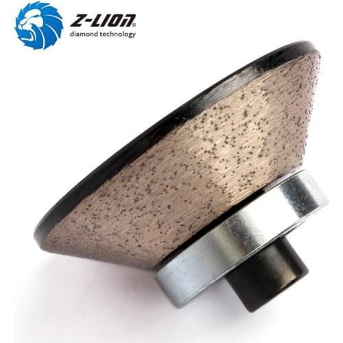 Z-LION E20 Diamond Router Bit Stone Edge Profiling Wheels Marble Granite Concrete Grinding Cutting Tool Wet Use With M10 Thread